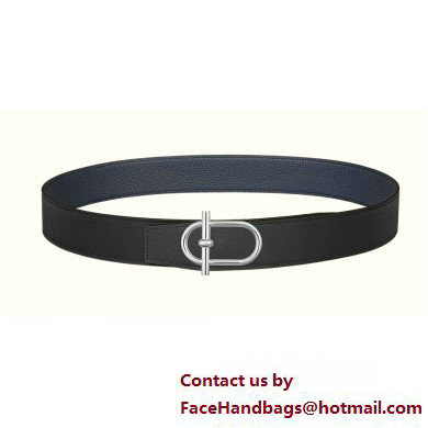 Hermes Ithaque belt buckle & Reversible leather strap 38 mm 01 2023